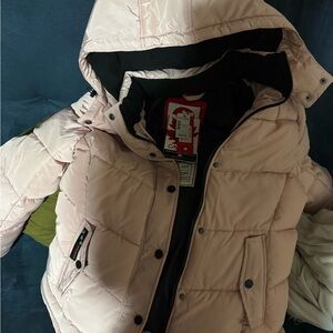 Chic Blush Puffer Jacket for Kids